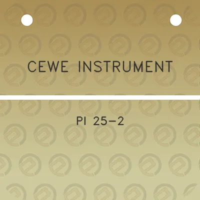 cewe-instrument-pi-25-2