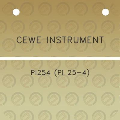 cewe-instrument-pi254-pi-25-4