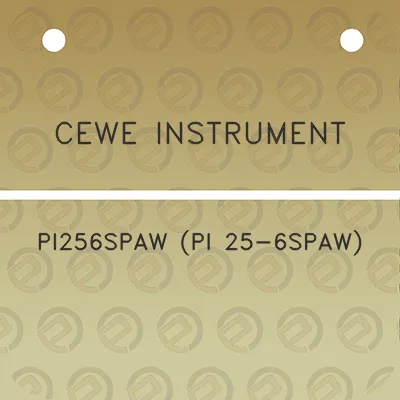 cewe-instrument-pi256spaw-pi-25-6spaw