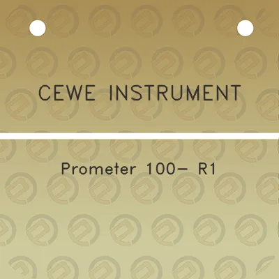 cewe-instrument-prometer-100-r1