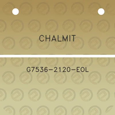 chalmit-g7536-2120-eol