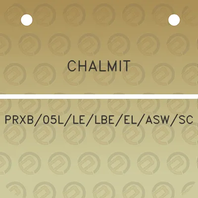 chalmit-prxb05llelbeelaswsc