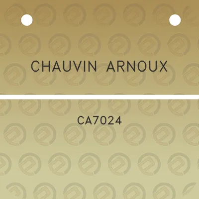 chauvin-arnoux-ca7024