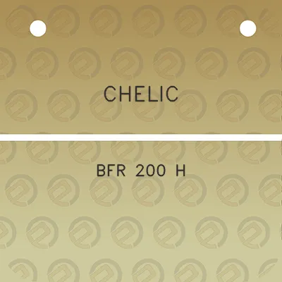 chelic-bfr-200-h