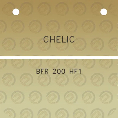 chelic-bfr-200-hf1