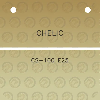 chelic-cs-100-e25