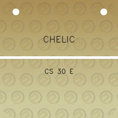 chelic-cs-30-e