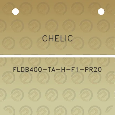 chelic-fldb400-ta-h-f1-pr20