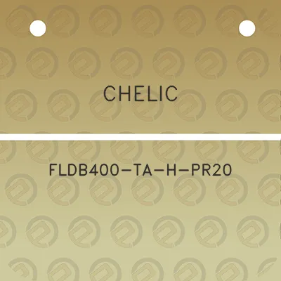 chelic-fldb400-ta-h-pr20