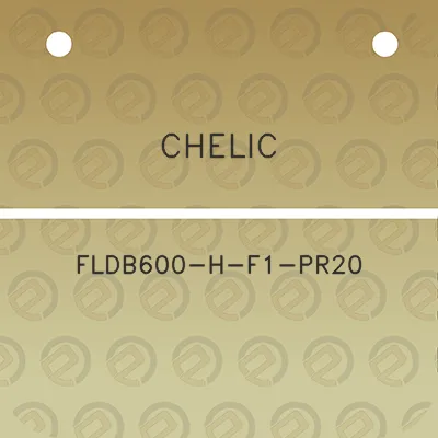 chelic-fldb600-h-f1-pr20