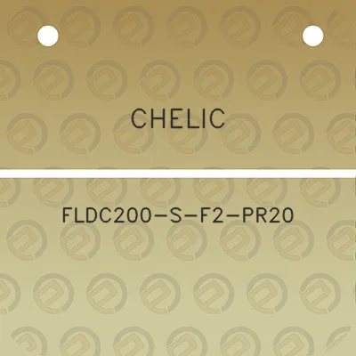 chelic-fldc200-s-f2-pr20