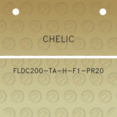 chelic-fldc200-ta-h-f1-pr20