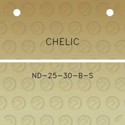 chelic-nd-25-30-b-s