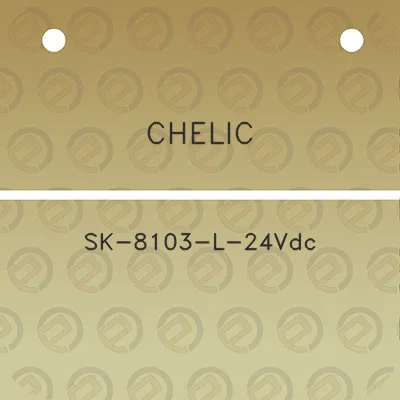 chelic-sk-8103-l-24vdc