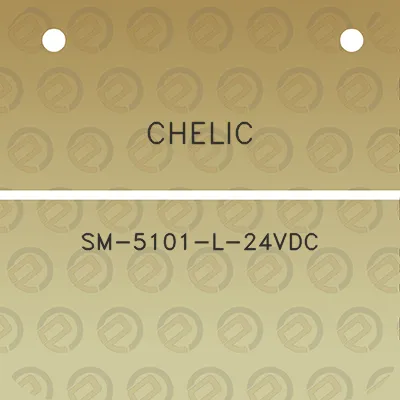 chelic-sm-5101-l-24vdc