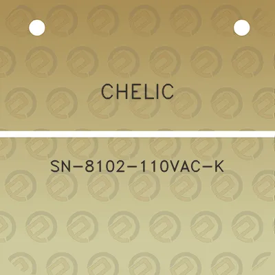 chelic-sn-8102-110vac-k