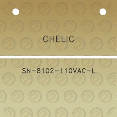 chelic-sn-8102-110vac-l