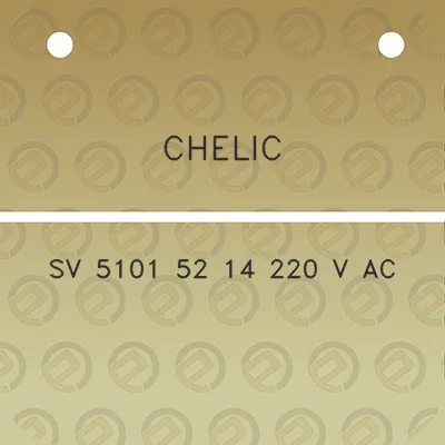 chelic-sv-5101-52-14-220-v-ac