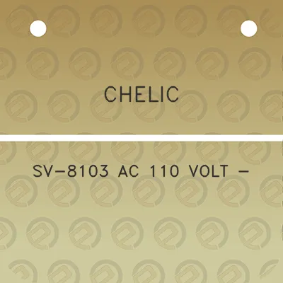 chelic-sv-8103-ac-110-volt