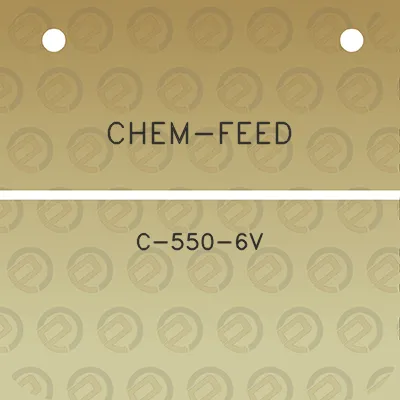 chem-feed-c-550-6v