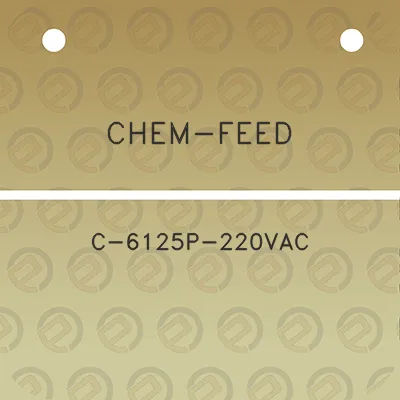 chem-feed-c-6125p-220vac