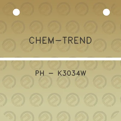 chem-trend-ph-k3034w