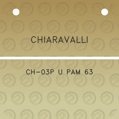 chiaravalli-ch-03p-u-pam-63