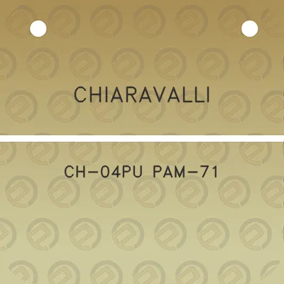 chiaravalli-ch-04pu-pam-71