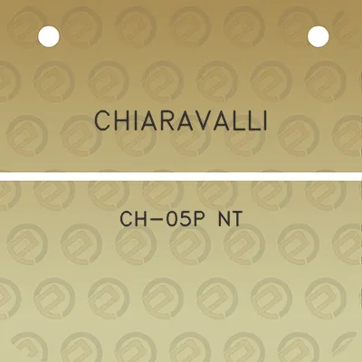 chiaravalli-ch-05p-nt