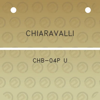 chiaravalli-chb-04p-u