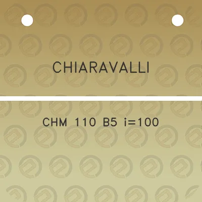 chiaravalli-chm-110-b5-i100