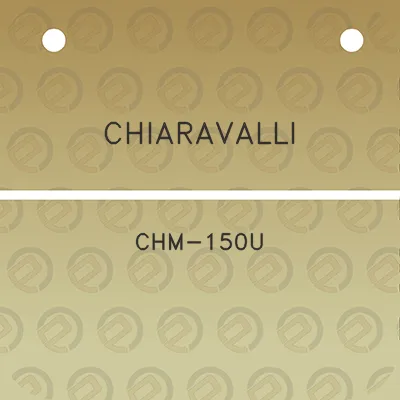 chiaravalli-chm-150u