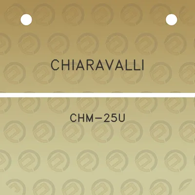 chiaravalli-chm-25u