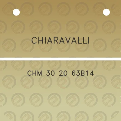 chiaravalli-chm-30-20-63b14