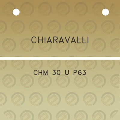 chiaravalli-chm-30-u-p63