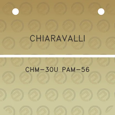 chiaravalli-chm-30u-pam-56