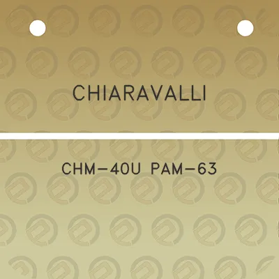 chiaravalli-chm-40u-pam-63