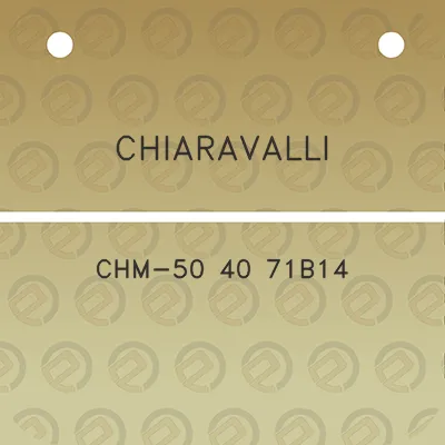 chiaravalli-chm-50-40-71b14