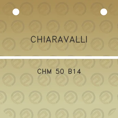 chiaravalli-chm-50-b14