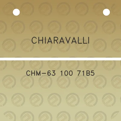 chiaravalli-chm-63-100-71b5