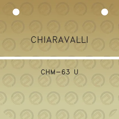 chiaravalli-chm-63-u