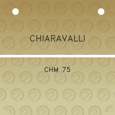 chiaravalli-chm-75