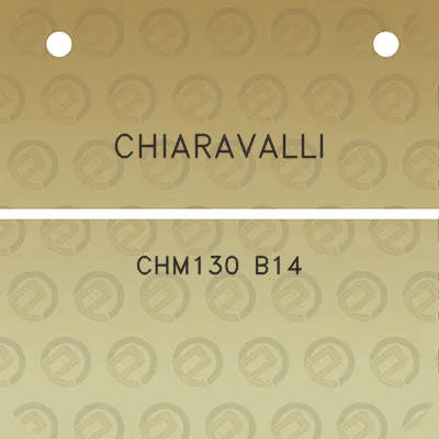 chiaravalli-chm130-b14