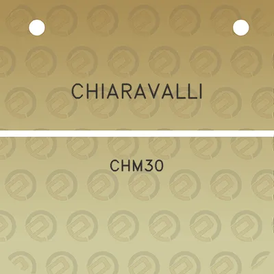 chiaravalli-chm30