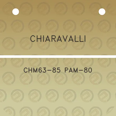 chiaravalli-chm63-85-pam-80