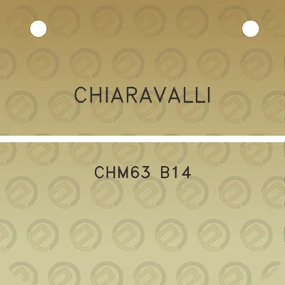 chiaravalli-chm63-b14