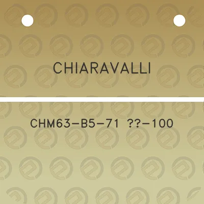 chiaravalli-chm63-b5-71-i-100