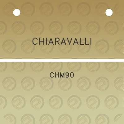 chiaravalli-chm90