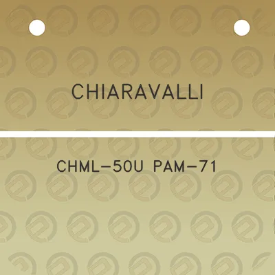 chiaravalli-chml-50u-pam-71