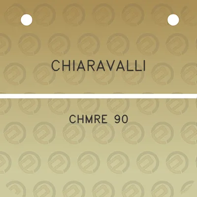 chiaravalli-chmre-90